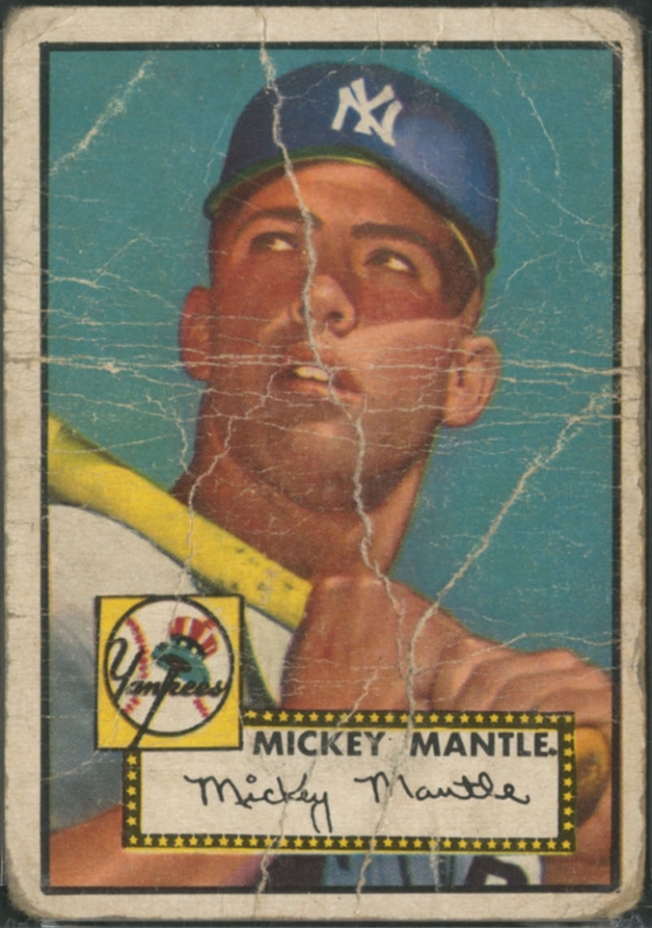 1952 topps Mickey Mantle