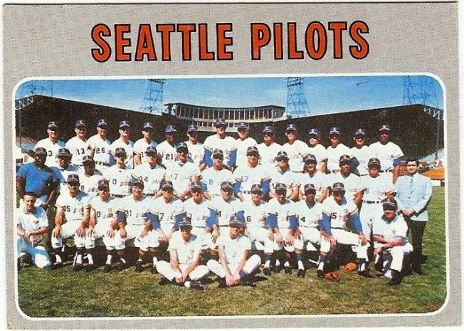 1970 Topps, Seattle Pilots Team