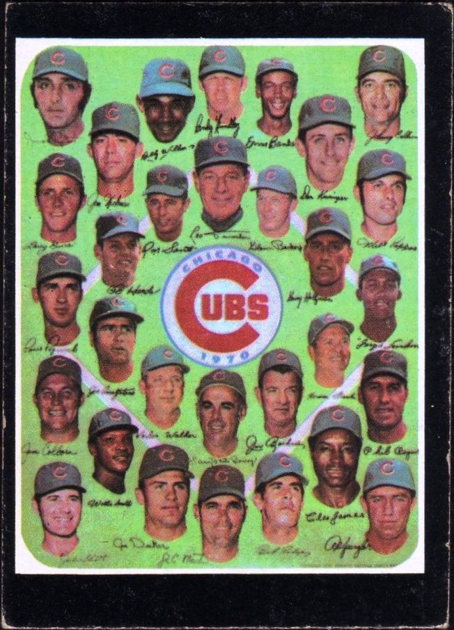 1971 Topps Chicago Cubs Team #502