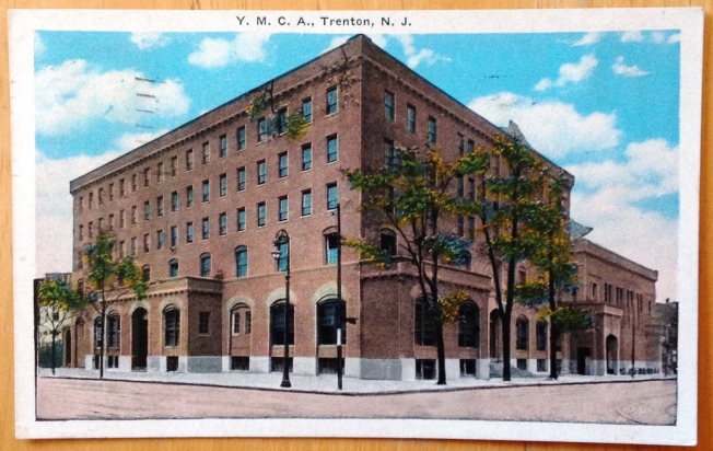 YMCA postcard, front